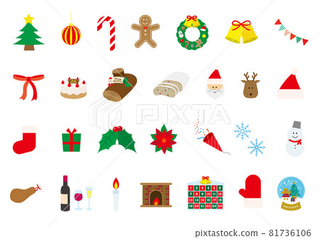 Christmas illustration set Christmas illustration set 81736106