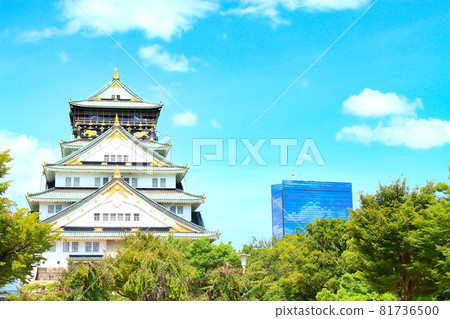 Scenery of Osaka City, Osaka Castle and its surroundings Scenery of Osaka City, Osaka Castle and its surroundings 81736500