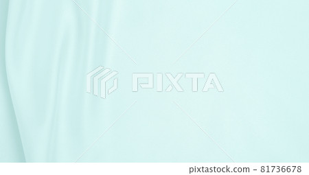 Smooth elegant blue silk or satin luxury cloth texture as abstract background. Luxurious Christmas background or New Year background design 81736678