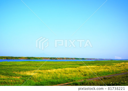 Teshio River in summer Hokkaido Teshio River in summer Hokkaido 81738221