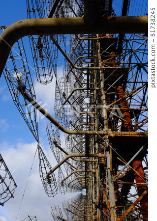 Duga is a Soviet over-the-horizon radar station for an early detection system for ICBM launches. 81738245