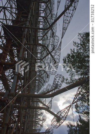 Duga is a Soviet over-the-horizon radar station for an early detection system for ICBM launches. Duga is a Soviet over-the-horizon radar station for an early detection system for ICBM launches. 81738252