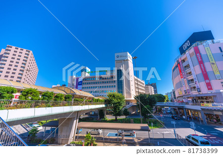 Fujisawa cityscape in Japan: view of Fujisawa station Fujisawa cityscape in Japan: view of Fujisawa station 81738399