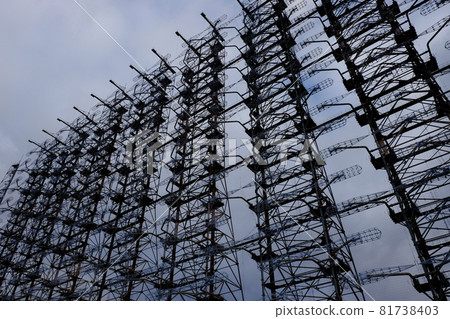 Duga is a Soviet over-the-horizon radar station for an early detection system for ICBM launches. Duga is a Soviet over-the-horizon radar station for an early detection system for ICBM launches. 81738403