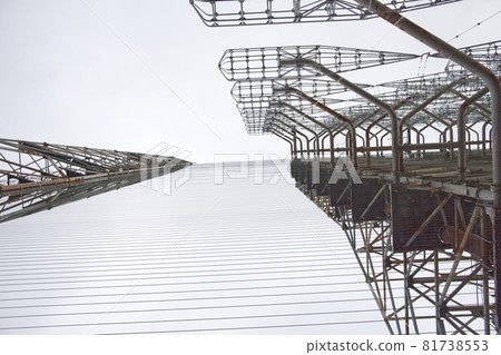 Duga is a Soviet over-the-horizon radar station for an early detection system for ICBM launches. Duga is a Soviet over-the-horizon radar station for an early detection system for ICBM launches. 81738553