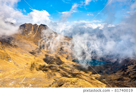 Lake at the Huaytapallana mountain range in Huancayo, Peru 81740019