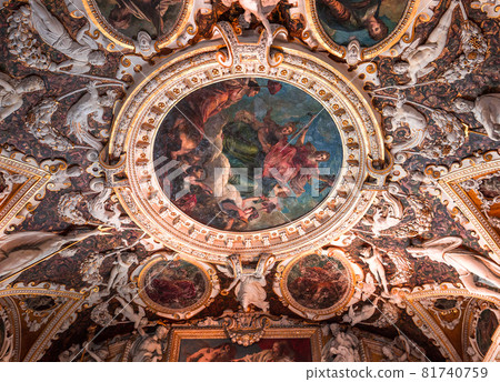 interiors of the doge's palace, Venice, Italy interiors of the doge's palace, Venice, Italy 81740759
