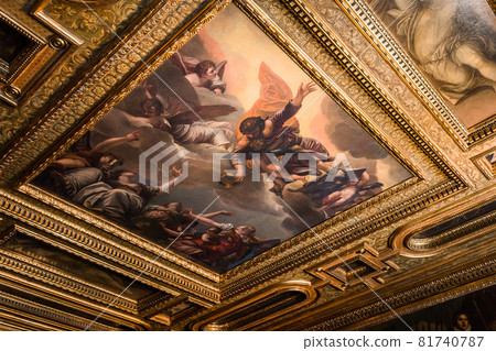 interiors of the doge's palace, Venice, Italy 81740787