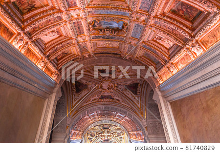 interiors of the doge's palace, Venice, Italy 81740829