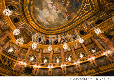 Interiors of the royal opera, Versailles, France Interiors of the royal opera, Versailles, France 81741069