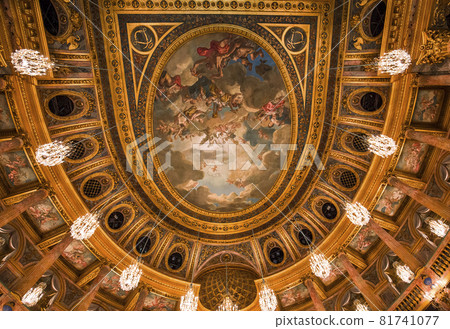 Interiors of the royal opera, Versailles, France Interiors of the royal opera, Versailles, France 81741077