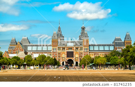 View of the Rijksmuseum in Amsterdam, the Netherlands View of the Rijksmuseum in Amsterdam, the Netherlands 81741235