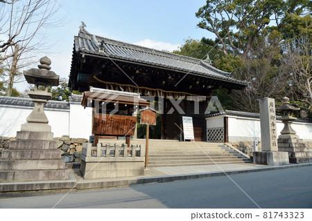 五好宮神社正門 京都市伏見區 五好宮神社正門 京都市伏見區 81743323