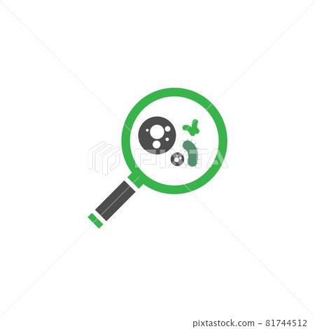Bacterial Probiotic icon vector flat design 81744512