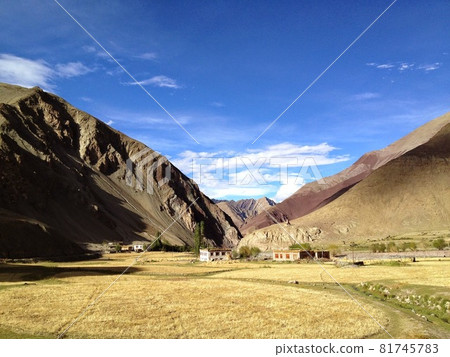 Himalayan mountain village view Himalayan mountain village view 81745783