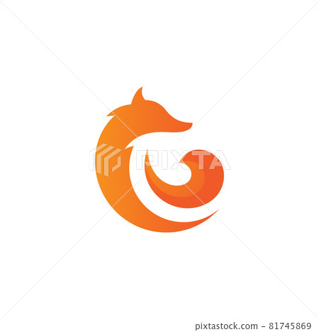 Fox vector illustration icon Fox vector illustration icon 81745869