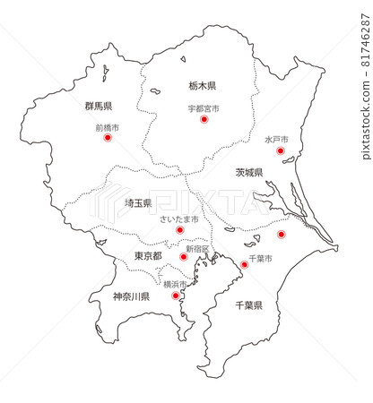 日本地區劃分_關東_都道府縣名稱/都道府縣所在地_w 日本地區劃分_關東_都道府縣名稱/都道府縣所在地_w 81746287
