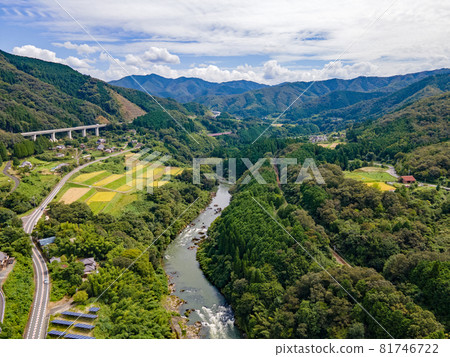 Aerial view of the mountain area (drone aerial photography) Aerial view of the mountain area (drone aerial photography) 81746722