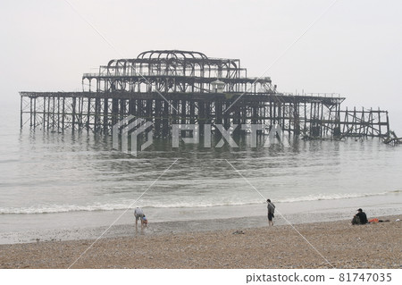West Pier in Brighton, East Sussex, United Kingdom. 81747035