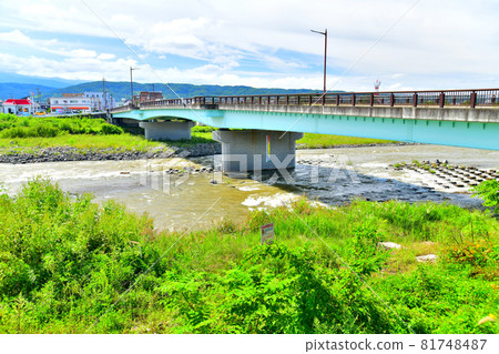 從野澤橋/千曲川（多水）看野澤（長野縣佐久市）[2021.9] 81748487