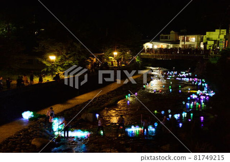 夜景燈籠平家大祭(日光市湯西川) 夜景燈籠平家大祭(日光市湯西川) 81749215