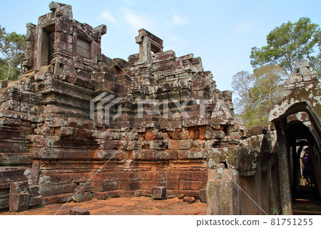 柬埔寨暹粒,吳哥城遺址中的普里亞皮圖寺,世界遺產 柬埔寨暹粒,吳哥城遺址中的普里亞皮圖寺,世界遺產 81751255