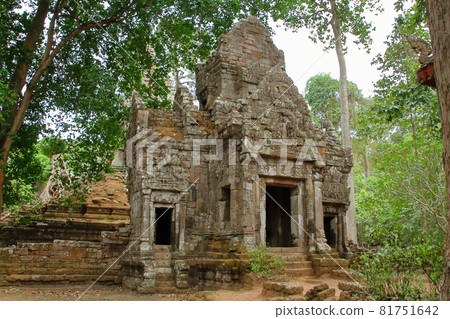 柬埔寨暹粒世界遺產吳哥城遺址中的普雷亞帕里萊寺 81751642