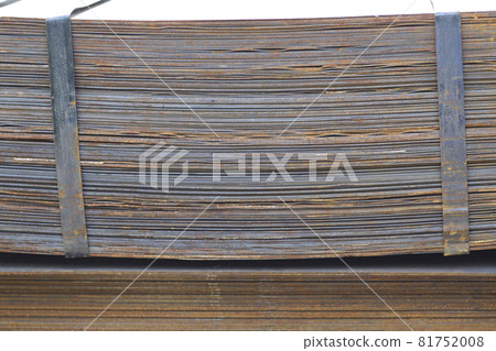 Sheet metal is in bundles in the warehouse Sheet metal is in bundles in the warehouse 81752008