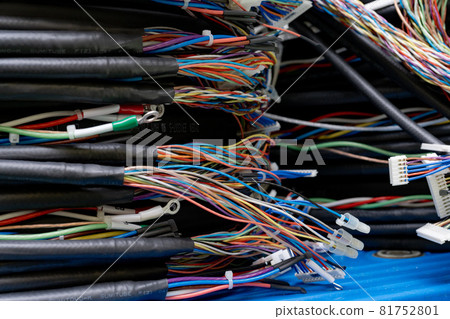 [Electric wire processing] Cable end processing, harness, image [Industrial] 81752801
