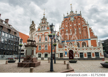 Blackheads House on the Town Hall square, Riga Latvia 81752908