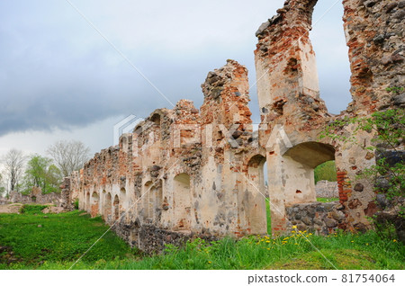 Castle Dobele, Livonian Order medieval castle ruins of Zemgale, in Latvia. Castle Dobele, Livonian Order medieval castle ruins of Zemgale, in Latvia. 81754064