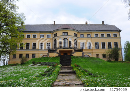 The manor was built around a medieval castle. Latvia The manor was built around a medieval castle. Latvia 81754069