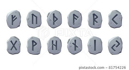 Nordic runes, game ancient alphabet, viking futark 81754226