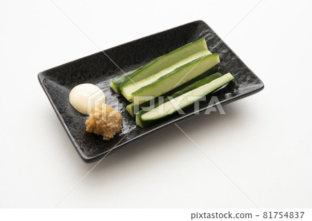 Cucumber sticks (with miso and mayonnaise) 81754837