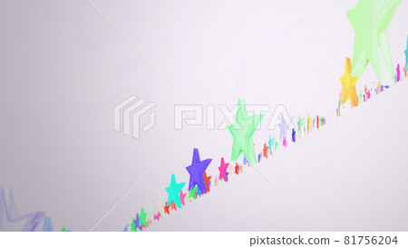 Pop star particle CG graphic cute background material Pop star particle CG graphic cute background material 81756204