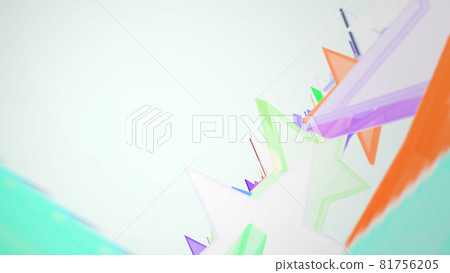 Pop star particle CG graphic cute background material Pop star particle CG graphic cute background material 81756205