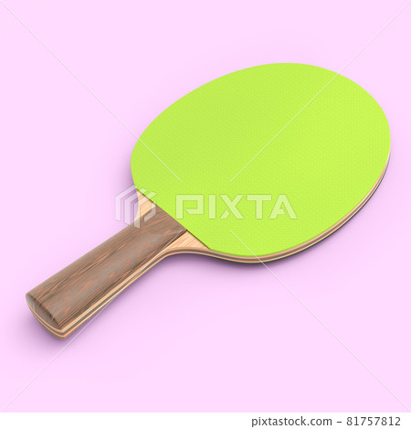 Green ping pong racket for table tennis...-插圖素材 [81757812] - PIXTA圖庫