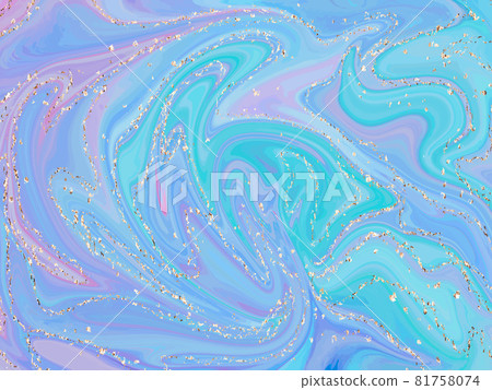 Unicorn background with pastel color. Fantasy holographic backdrop with golden sparkle. Vector illustration for poster, brochure, invitation Unicorn background with pastel color. Fantasy holographic backdrop with golden sparkle. Vector illustration for poster, brochure, invitation 81758074