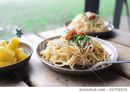 山中烹調的戶外美食【芥子明太子義大利麵】 山中烹調的戶外美食【芥子明太子義大利麵】 81758834