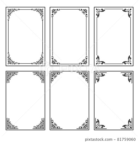 古色古香的相框 81759060