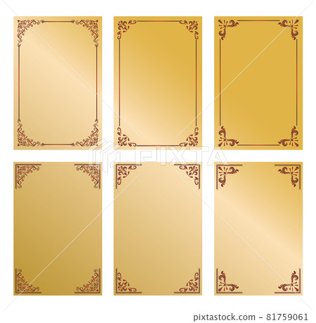 古色古香的相框 81759061