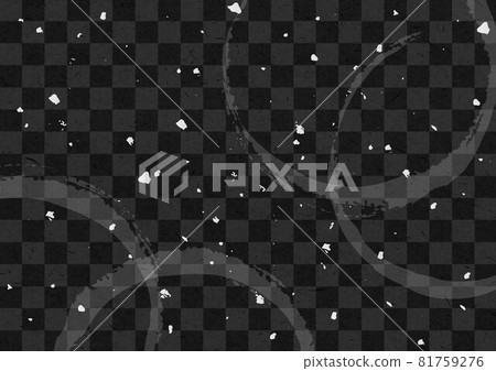 Black lattice pattern and Japanese style 81759276