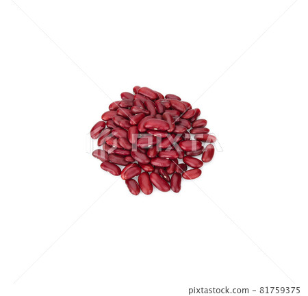 red bean on white background 81759375