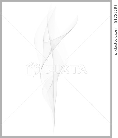 Beautiful realistic illustration of rising smoke, steam, fragrance, healing, design Beautiful realistic illustration of rising smoke, steam, fragrance, healing, design 81759593