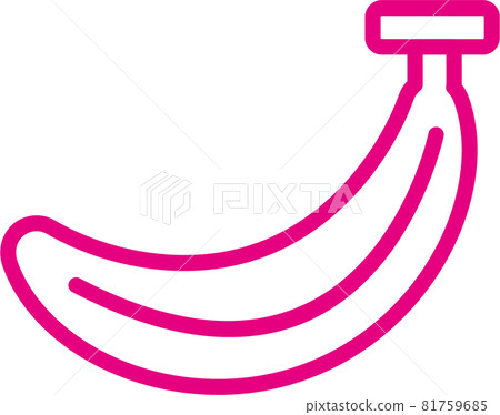 Banana icon illustration Banana icon illustration 81759685