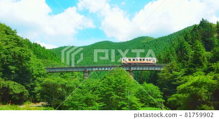 [廣島縣] 前往祕境站的單列車備後落合站 木葉猷備線 81759902