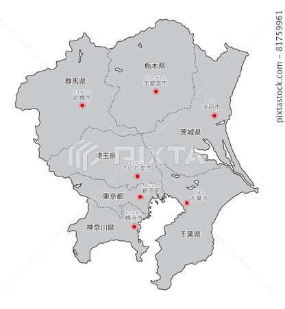 日本地區劃分_關東_都道府縣名稱/都道府縣首府(註音假名_gry) 日本地區劃分_關東_都道府縣名稱/都道府縣首府(註音假名_gry) 81759961