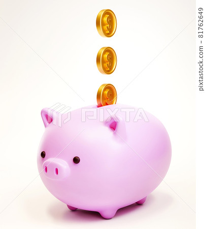 3d piggy bank savings 3d piggy bank savings 81762649