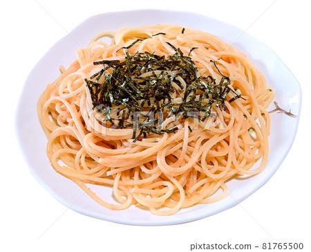 Mentaiko spaghetti (white background) Mentaiko spaghetti (white background) 81765500
