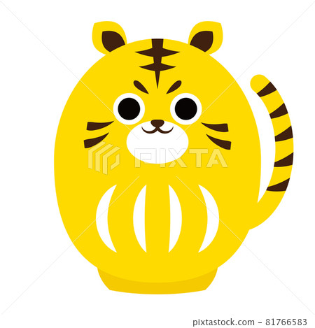 老虎達摩圖 81766583